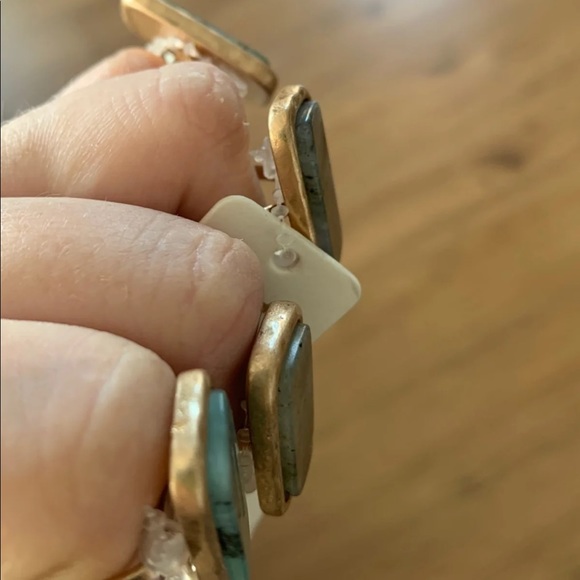 💕HP💕1 left! Natural Labradorite stone ring - Picture 2 of 5